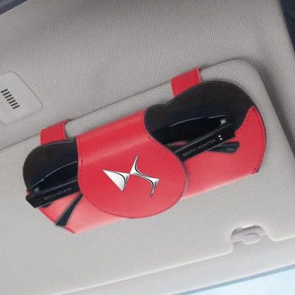 Universal Car Visor Sunglasses Case Holder Clip - Image 3