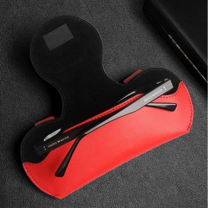 Universal Car Visor Sunglasses Case Holder Clip - Image 5