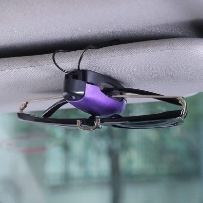 Universal Car Visor Sunglasses Holder & Card Clip - Image 3