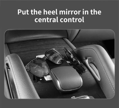 Multi-Functional Leather Car Visor Clip for Sunglasses and Cards - Image 7