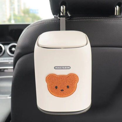 Cartoon Car Interior Multi-Function Storage Bin & Trash Can - Image 3