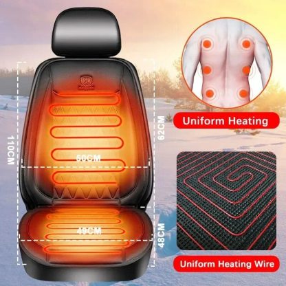 Quick-Heat Universal Car Seat Warmer with Three Modes - Image 3