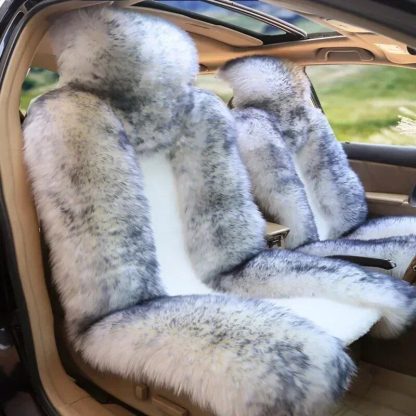 Luxurious Winter Wool Car Seat Cushion for Cold Seasons - Image 3