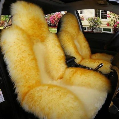 Luxurious Winter Wool Car Seat Cushion for Cold Seasons - Image 5