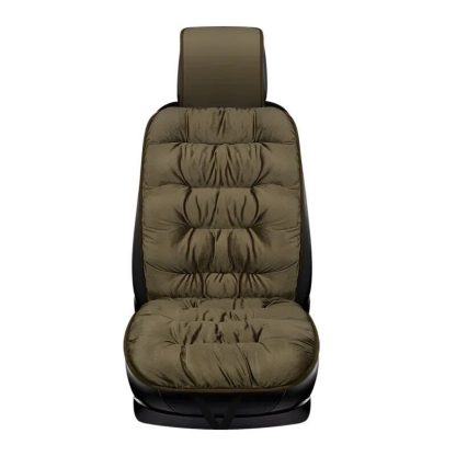 All-Season Plush Fleece Car Seat Cushion - Image 6