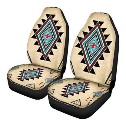 Southwest Geometric Tribal Aztec Universal Car Seat Covers - Image 4