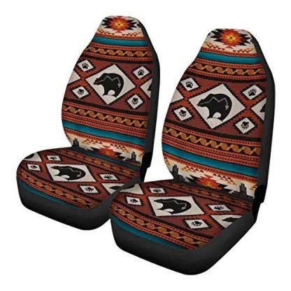 Southwest Geometric Tribal Aztec Universal Car Seat Covers - Image 5