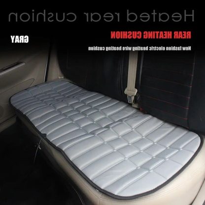 12V Heated Rear Car Seat Cushion: Foldable & Adjustable - Image 4