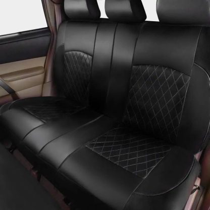 Universal PU Leather Car Seat Cover Set - Image 5