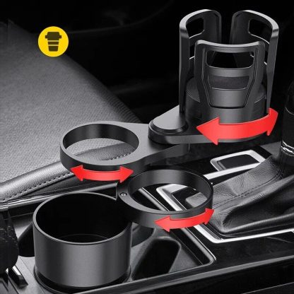 4-in-1 Rotatable Car Cup Holder Expander - Image 4