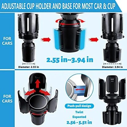 Universal Car Cup Holder Expander - Image 3