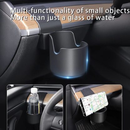 Dashboard Organizer and Water Cup Holder for Tesla Model 3/Y - Image 3