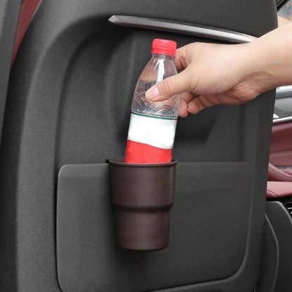 Multi-Function Car Cup Holder with Trash Can Feature - Image 5