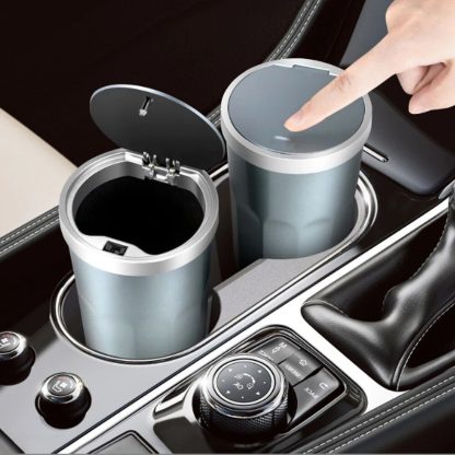 Compact Car Cup Holder Trash Can: A Sleek Organizer for Every Vehicle