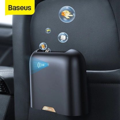 Smart Touchless Car Trash Can with Automatic Lid and USB Charging - Image 2