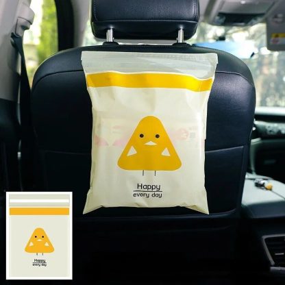 Waterproof Disposable Car Trash Bag with Strong Adhesive - Image 2