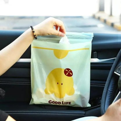 Waterproof Disposable Car Trash Bag with Strong Adhesive - Image 5