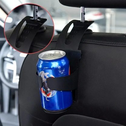 Universal Car Backseat Drink Holder and Storage Hook - Image 6