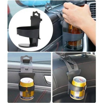 Universal Car Backseat Drink Holder and Storage Hook - Image 5