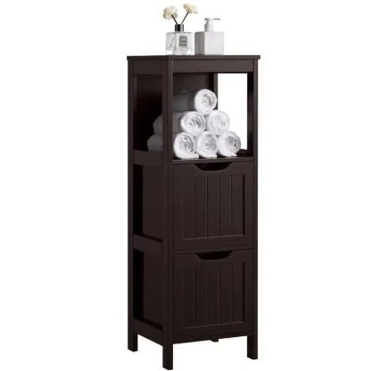 Modern 3-Tier Adjustable Bathroom Storage Cabinet - Image 4