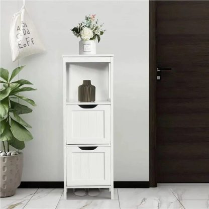 Modern 3-Tier Adjustable Bathroom Storage Cabinet - Image 7