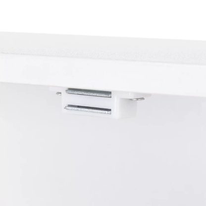 White 2-Door Wall Storage Cabinet with Towel Bar and Adjustable Shelf - Image 5