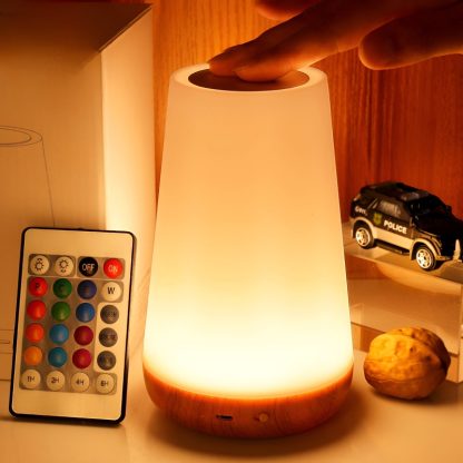 13-Color Changing Night Light with RGB Remote Control