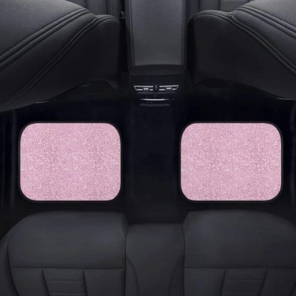 Pink Bling Print Universal Car Floor Mats - Image 3