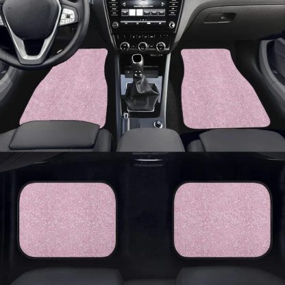 Pink Bling Print Universal Car Floor Mats - Image 2