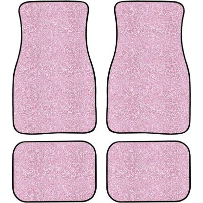 Pink Bling Print Universal Car Floor Mats - Image 5