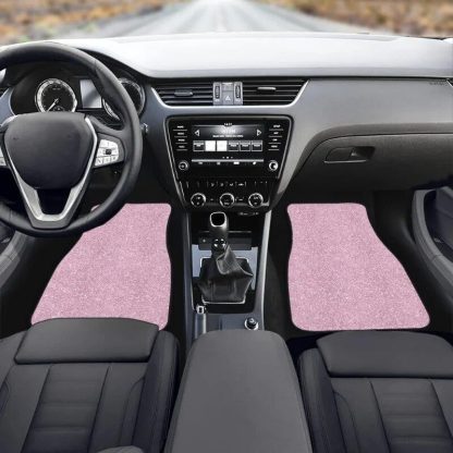 Pink Bling Print Universal Car Floor Mats - Image 4