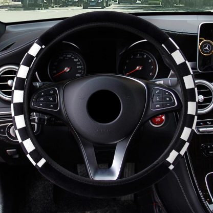 Universal Plush Auto Steering Wheel Cover - Image 5