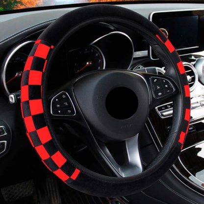 Universal Plush Auto Steering Wheel Cover - Image 2