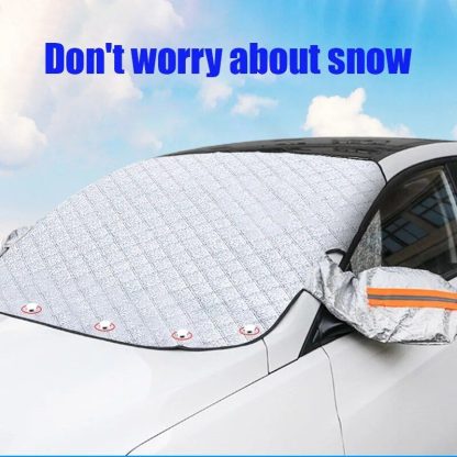 Multipurpose Magnetic Car Windshield Protector – Snow, Ice, and Sun Cover - Image 4