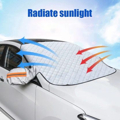 Multipurpose Magnetic Car Windshield Protector – Snow, Ice, and Sun Cover - Image 7