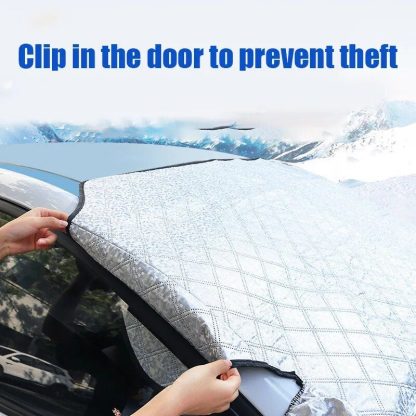 Multipurpose Magnetic Car Windshield Protector – Snow, Ice, and Sun Cover - Image 3