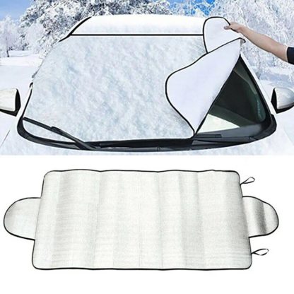 Universal Car Windshield Cover - Sunshade & Ice Protector, Weatherproof 150x70cm - Image 5