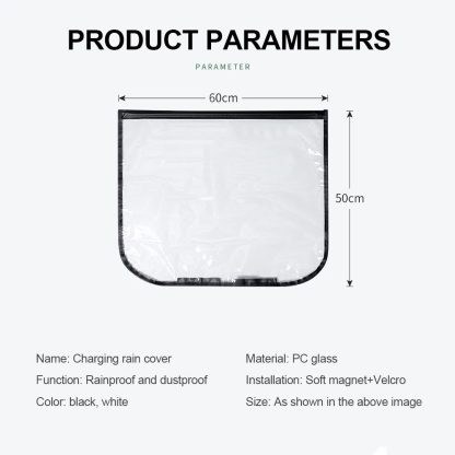 Universal Magnetic EV Charging Port Cover - Waterproof & Dustproof Protector - Image 5