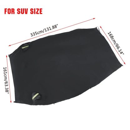 Universal Half Car Cover - Waterproof, UV & Dust Resistant Vehicle Protector - Image 5