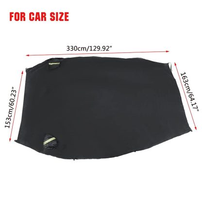 Universal Half Car Cover - Waterproof, UV & Dust Resistant Vehicle Protector - Image 4