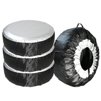 Universal Car & SUV Spare Tire Cover Case | Durable Wheel Protector Bag in Oxford Cloth - Image 3