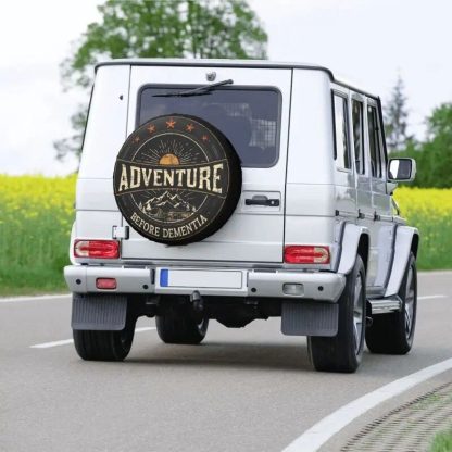 Universal Adventure-Themed Tire Cover for SUV, Truck & Camper - Image 3