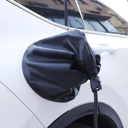 Universal EV Charging Port Weatherproof Cover – PVC Rain & Dust Protector - Image 4