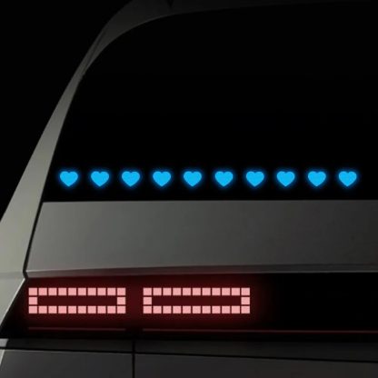 Reflective Heart-Shaped Safety Stickers for Vehicles - Image 6