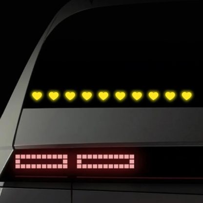 Reflective Heart-Shaped Safety Stickers for Vehicles - Image 5