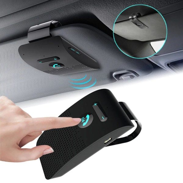 Wireless Bluetooth Sun Visor Car Speakerphone with Handsfree Kit - Image 3