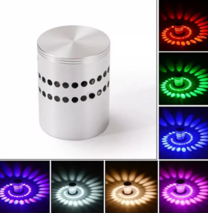 Colorful Spiral LED Wall Lamp - Image 6