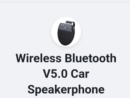 Wireless Bluetooth V5.0 Car Speakerphone - Image 2